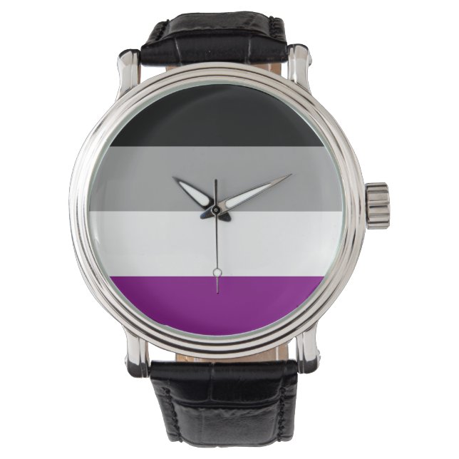 ASEXUAL PRIDE FLAG ARMBANDUHR (Vorderseite)
