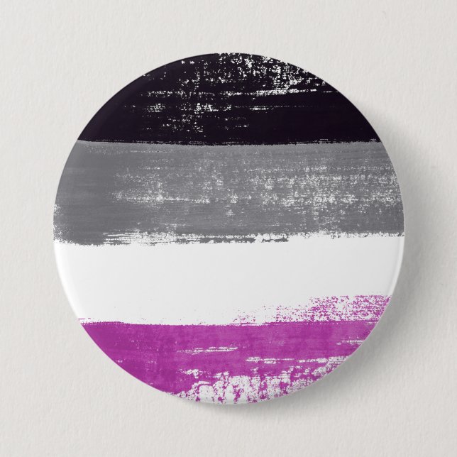 Asexual Pride Paint Button (Vorderseite)