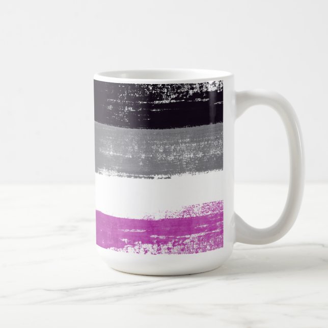 Asexual Pride Paint Kaffeetasse (Rechts)