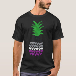 Asexual-Stolz-Flag Ananas asexual T-Shirt