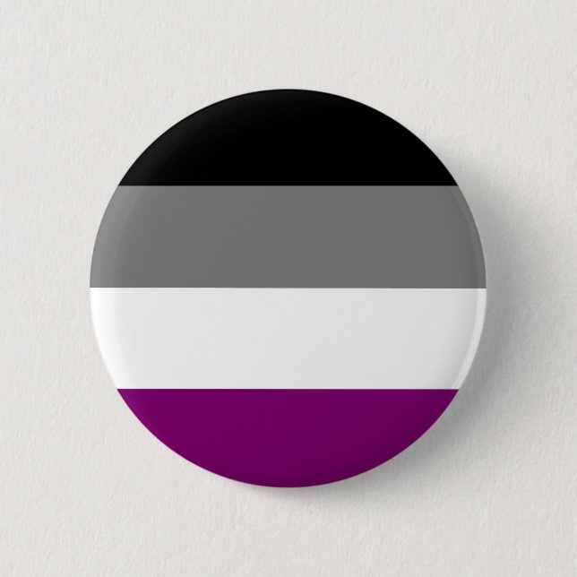 Asexuale Flagge Button (Vorderseite)