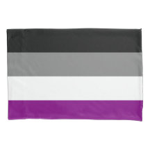 Asexualer Flaggen-Kissenbezug
