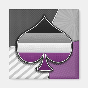 Asexuales Stolz-Halbtonsymbol Magnet