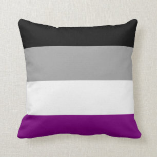 Asexuales Stolzflaggen-Wurfskissen Kissen
