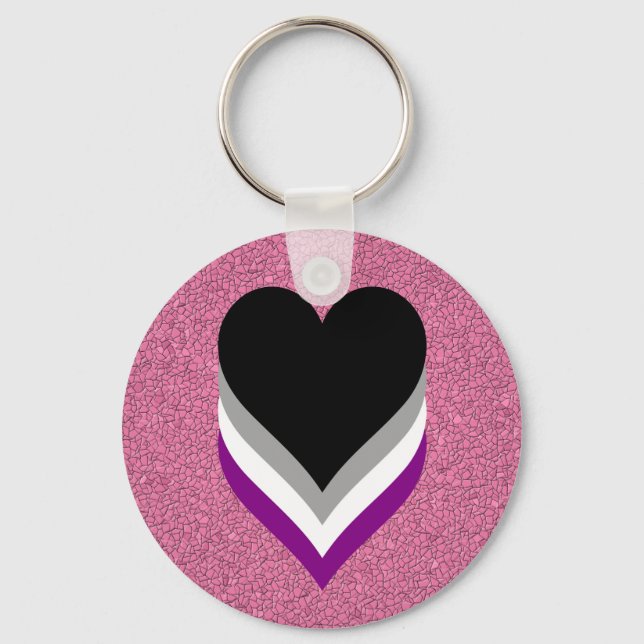 Asexualität ist stolz auf Schlüsselanhänger (Vorderseite)
