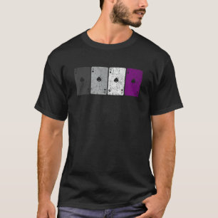 Asexualität Prix Funny Playing Cards Ace Flag LGBT T-Shirt