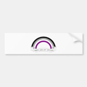 Asexualität Regenbogenstolz Autoaufkleber