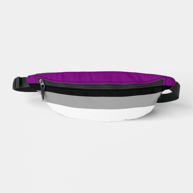 Asexualitätsflagge Bauchtasche (Vorderseite)