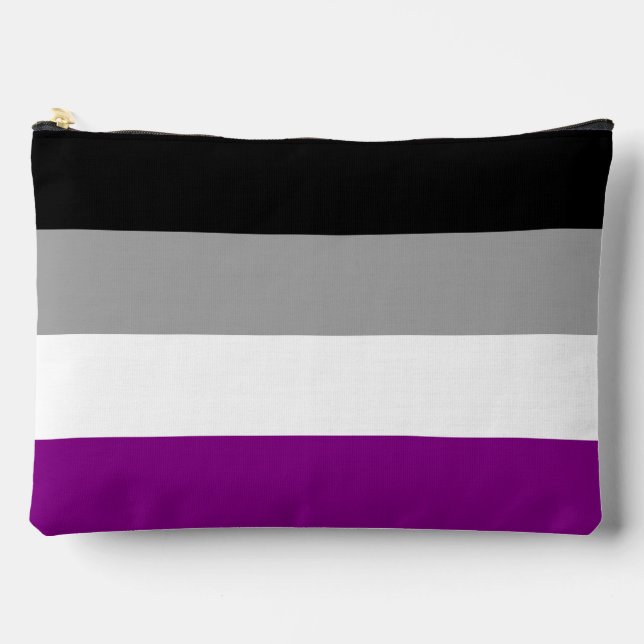 Asexualitätsflagge Zubehörtasche (Vorderseite)