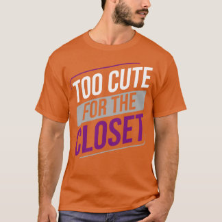Asexuell zu Niedlich für die Closet-As-Asexualität T-Shirt