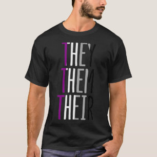 asexuelle Ära, die sie ihr Ziel durch nichtbinäre T-Shirt