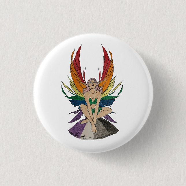 Asexuelle Fee Button (Vorderseite)