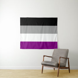 Asexuelle Flagge 50 x 60 Wandteppich