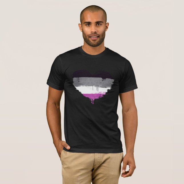 ASEXUELLE HERZ - ASEXUELLE LIEBE - T-Shirt (Vorne ganz)
