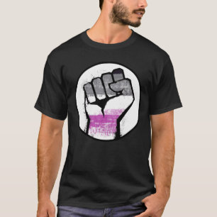 Asexuelle Pride-Faust-T-Shirt T-Shirt