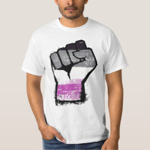 Asexuelle Pride-Faust-T-Shirt T-Shirt