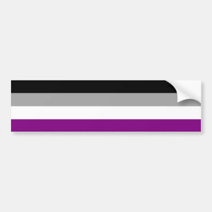 Asexuellen-Stolz T-Shirt-Aufkleber Autoaufkleber