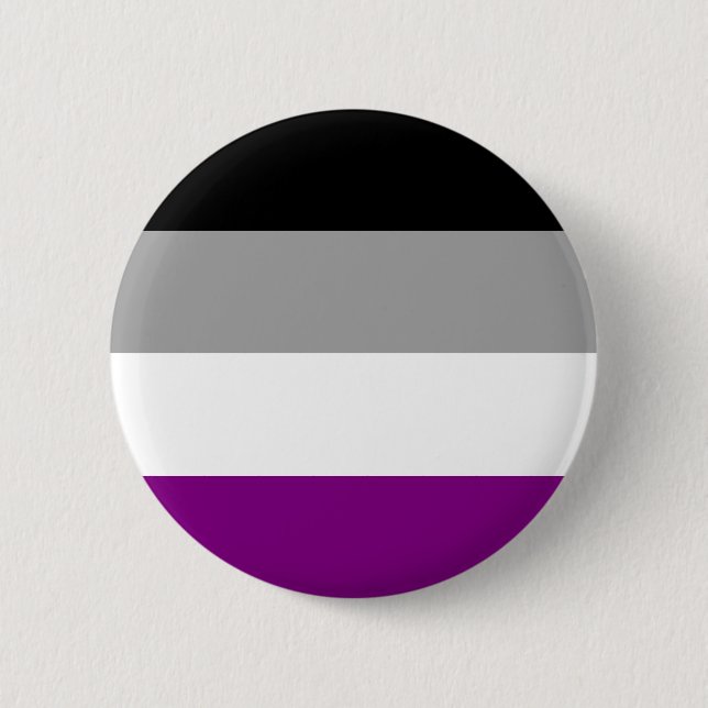 Asexueller Stolz Button (Vorderseite)