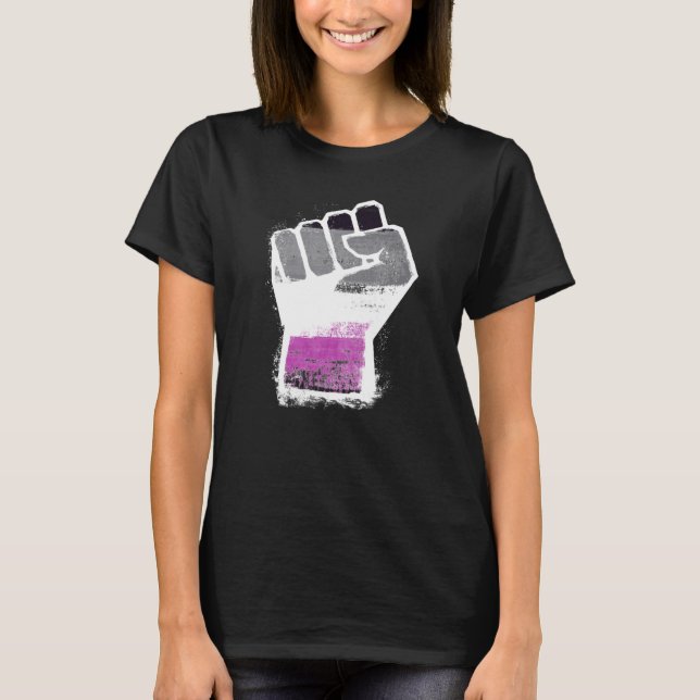 Asexueller Stolz Faust-T - Shirt (Vorderseite)