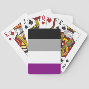 Asexueller Stolz-Flagge Spielkarten