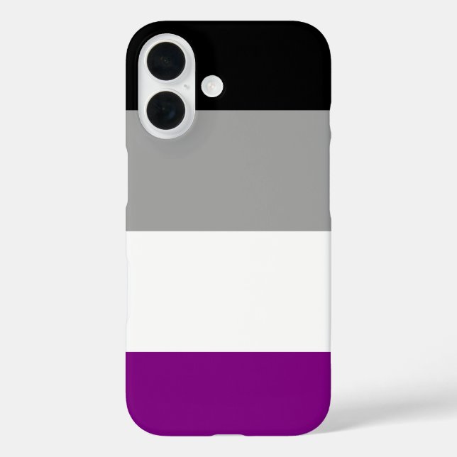 Asexueller Stolz iPhone 16 Hülle (Rückseite)