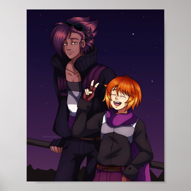 Asexueller Stolz Poster (Vorne)