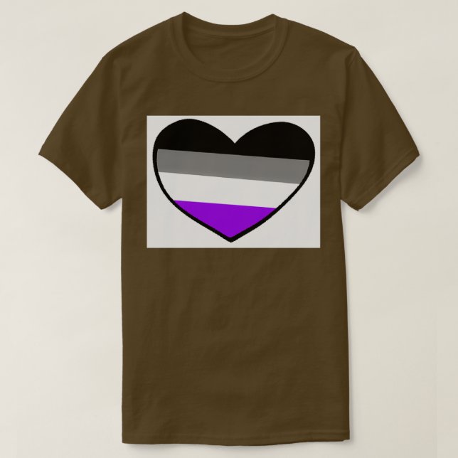 Asexueller Stolz T-Shirt (Design vorne)