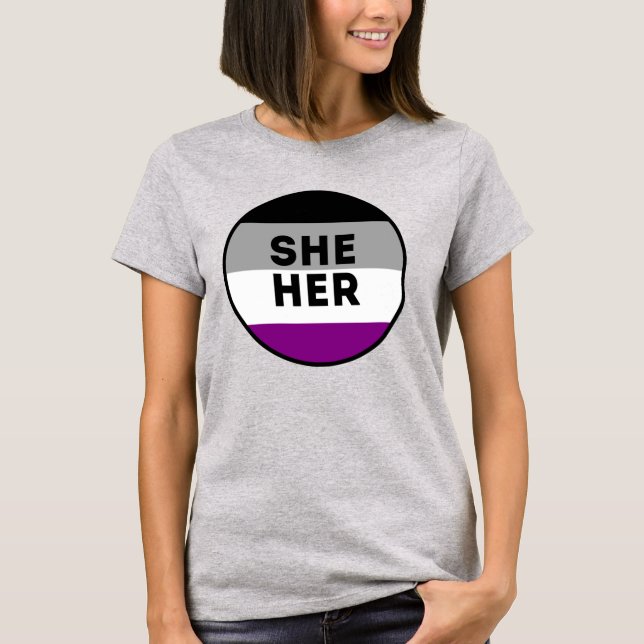 Asexueller T - Shirt (Vorderseite)