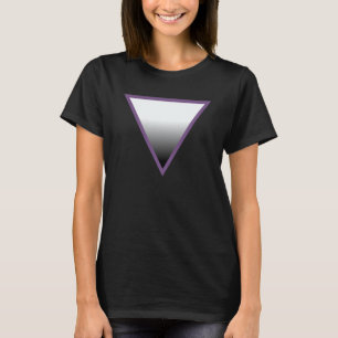 Asexuelles Dreiecks-Stolz-T-Shirt T-Shirt