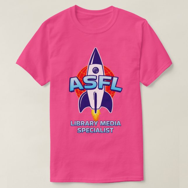 ASFL LIBRARY MEDIA SPECIALIST TShirt (Design vorne)