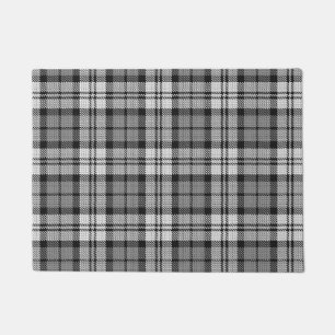 Ash Gray Blackwatch Campbell Tartan Kariert Fußmatte