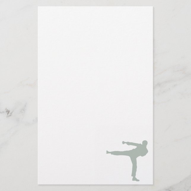 Ash Gray Martial Arts Briefpapier (Vorderseite)