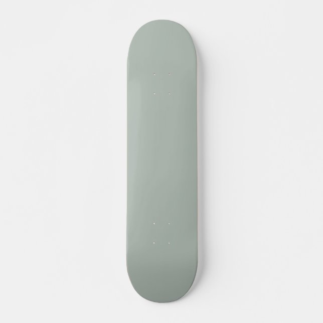 Ash gray (solid color) skateboard (Vorne)