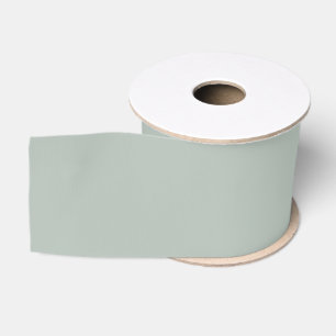 Ash Gray Wide Grosgrain Ribbon Ripsband