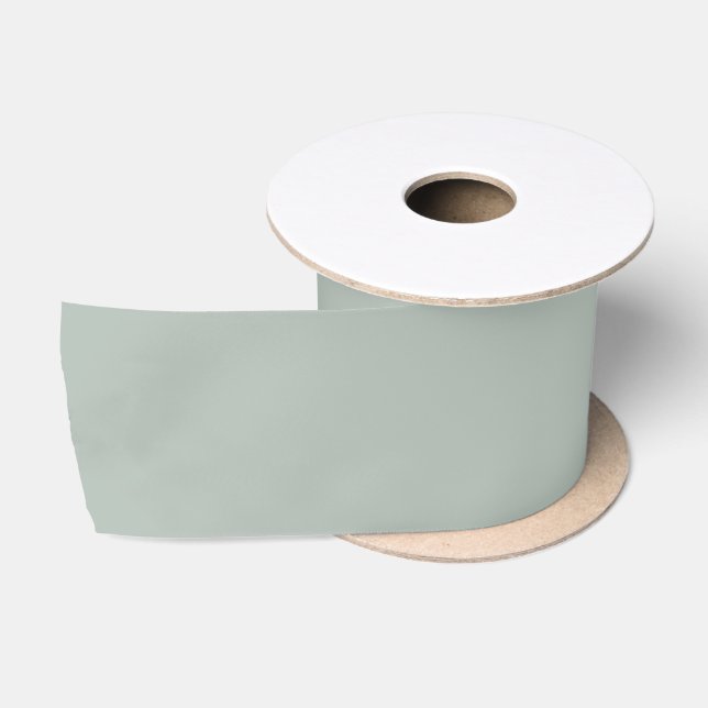 Ash Gray Wide Satin Ribbon Satinband (Spule)