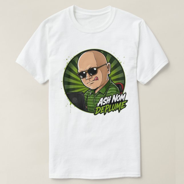 Ash Nom DePlume Basic T-Shirt (Design vorne)