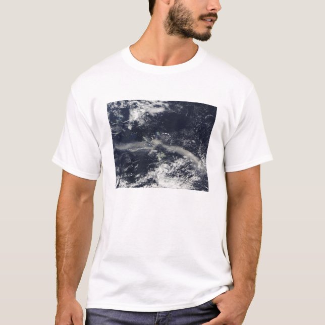 Ash Plume aus Soufriere Hills, Montserrat T-Shirt (Vorderseite)
