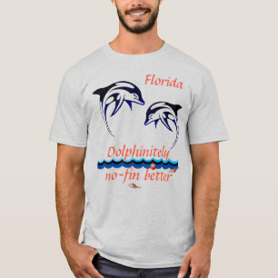 Ash Uni-Sex Florida mit Delphinen T-Shirt