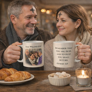 Ash Wednesday – Receiving Ash Cross Kaffeetasse
