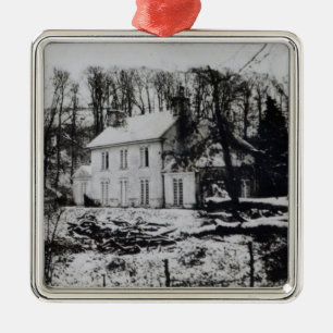 Asham Haus nahe Beddingham in Ostsussex Silbernes Ornament