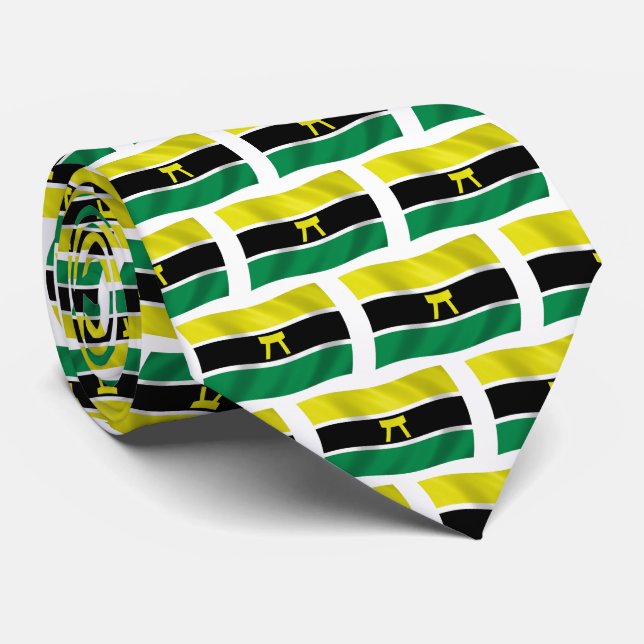 Ashanti People Flag Krawatte (Gerollt)
