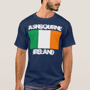 Ashbourne, Irland mit irischer Flagge T-Shirt