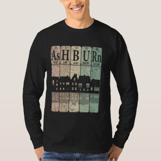 Ashburn Periodensystem Elemente Ashburn Virginia R T-Shirt