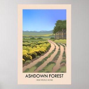 Ashdown Forest Reiseplakat Poster