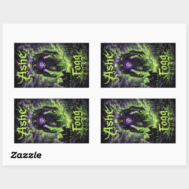 Ashe and Fogg Stickers (Blatt)