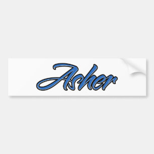 Asher Blue Autocollants