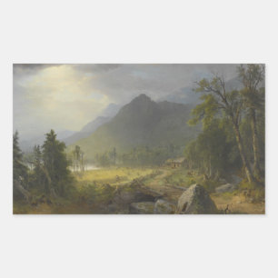 Asher Brown Durand - Die erste Ernte Rechteckiger Aufkleber