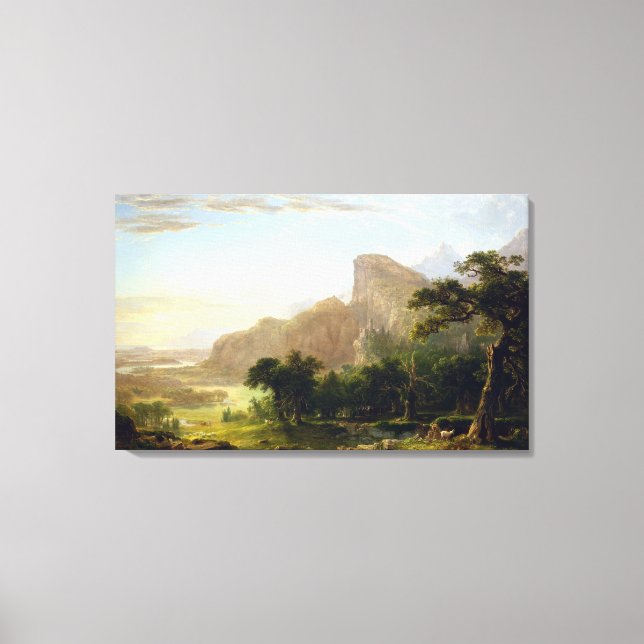 Asher Brown Durand Landscape Thanatopsis Leinwanddruck (Vorderseite)