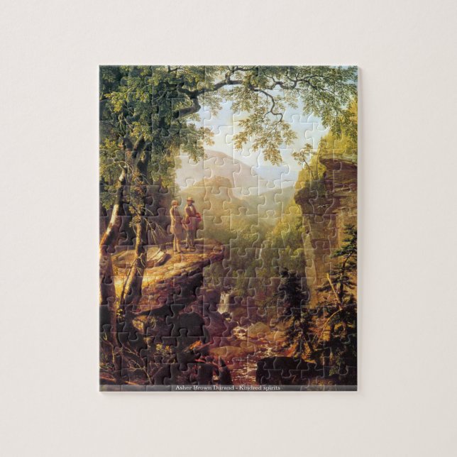 Asher Brown Durand - Puzzlespiel des verwandten (Vertikal)