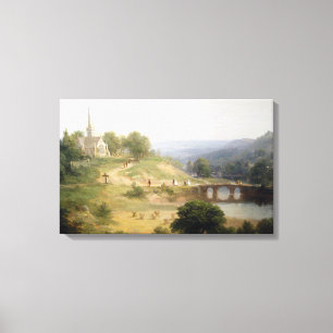 Asher Brown Durand Sonntag Morgen Leinwanddruck